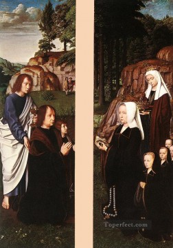 デビッド・ジェラルド Painting - ジャン・デ・トロンプ2wga ジェラルド・デイヴィッドの三連祭壇画